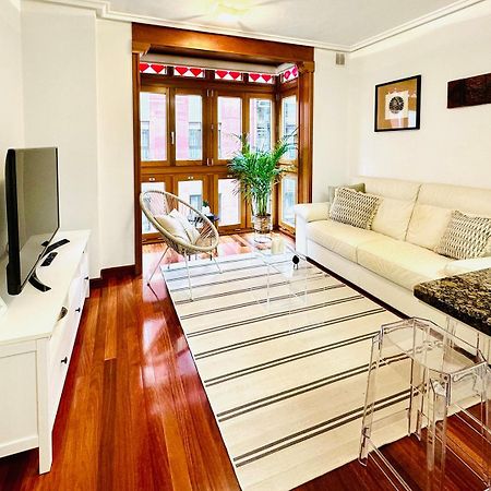 Apartamento "Balcon Del Parchis" A 200 Metros De La Playa Хихон Экстерьер фото